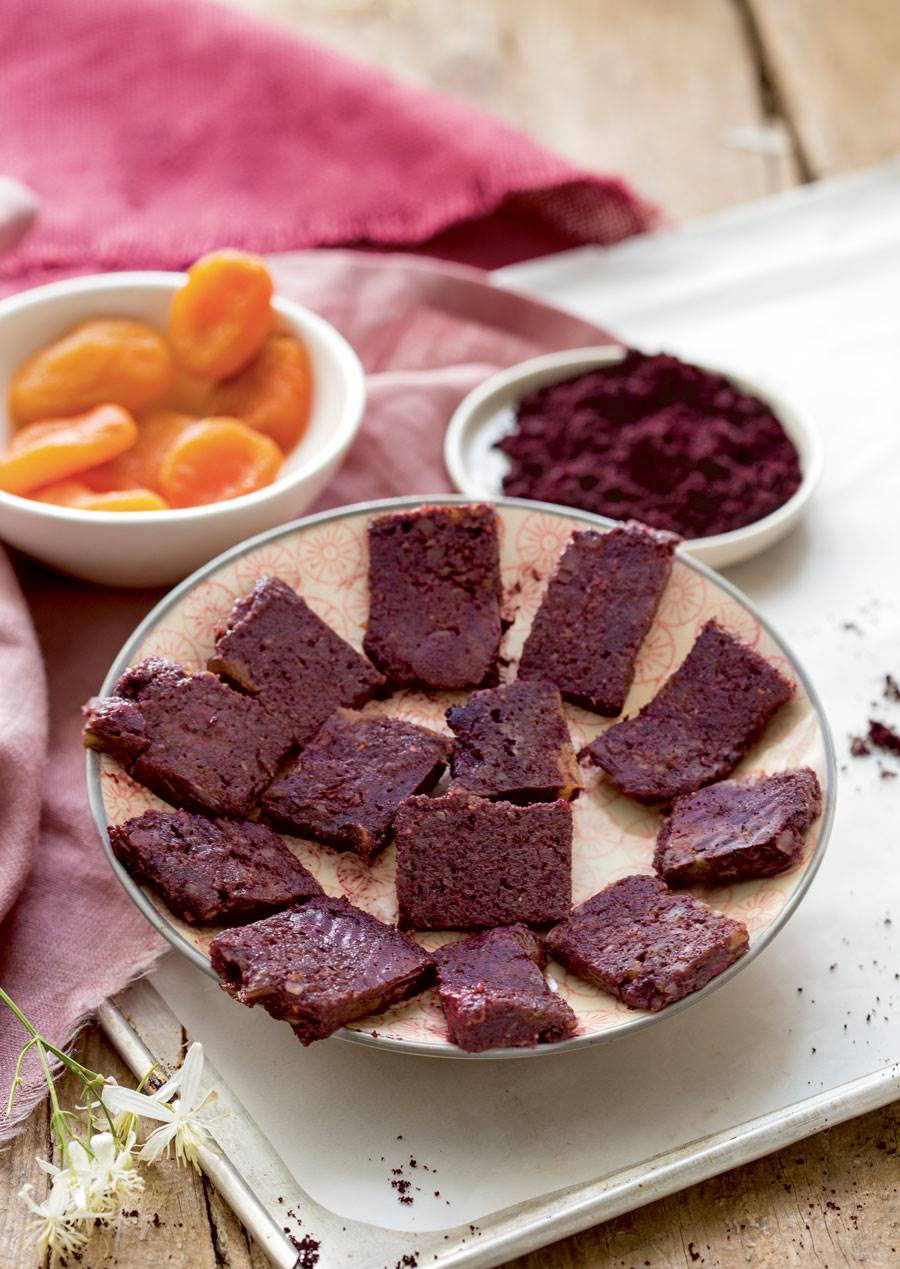 Comida saludable: receta de  barritas energéticas de açai.