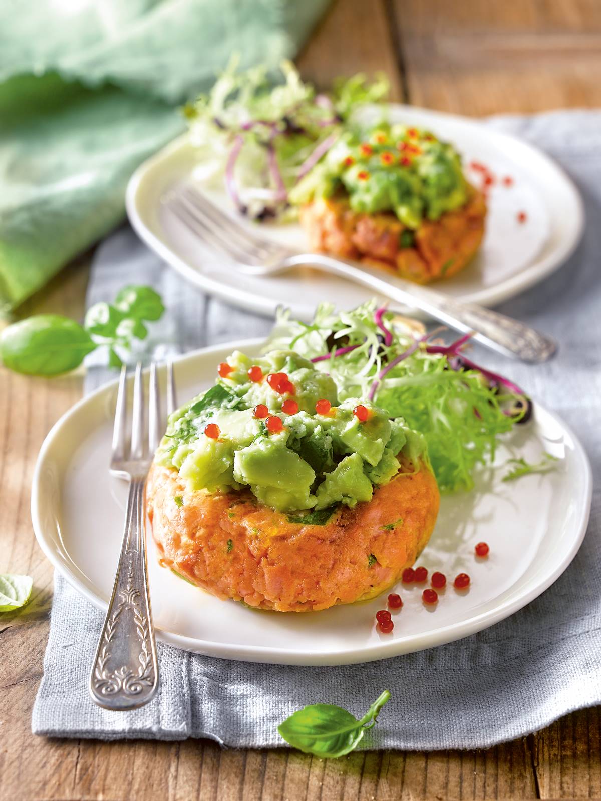 Hamburguesa de salmo´n. 