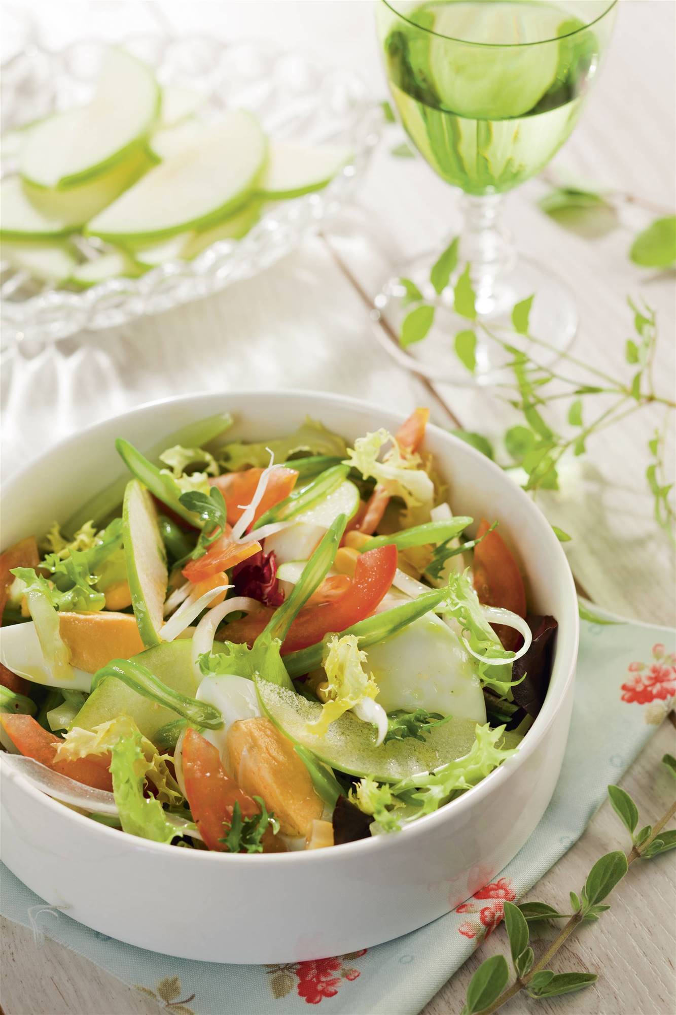 Receta de ensalada caprichosa. 