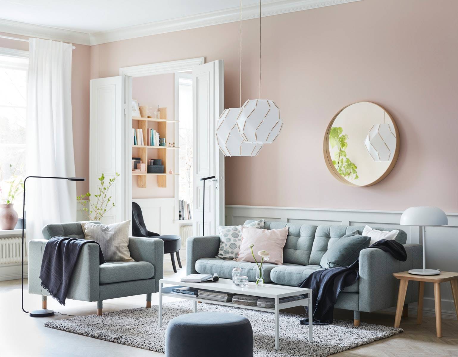 Salón moderno de IKEA.