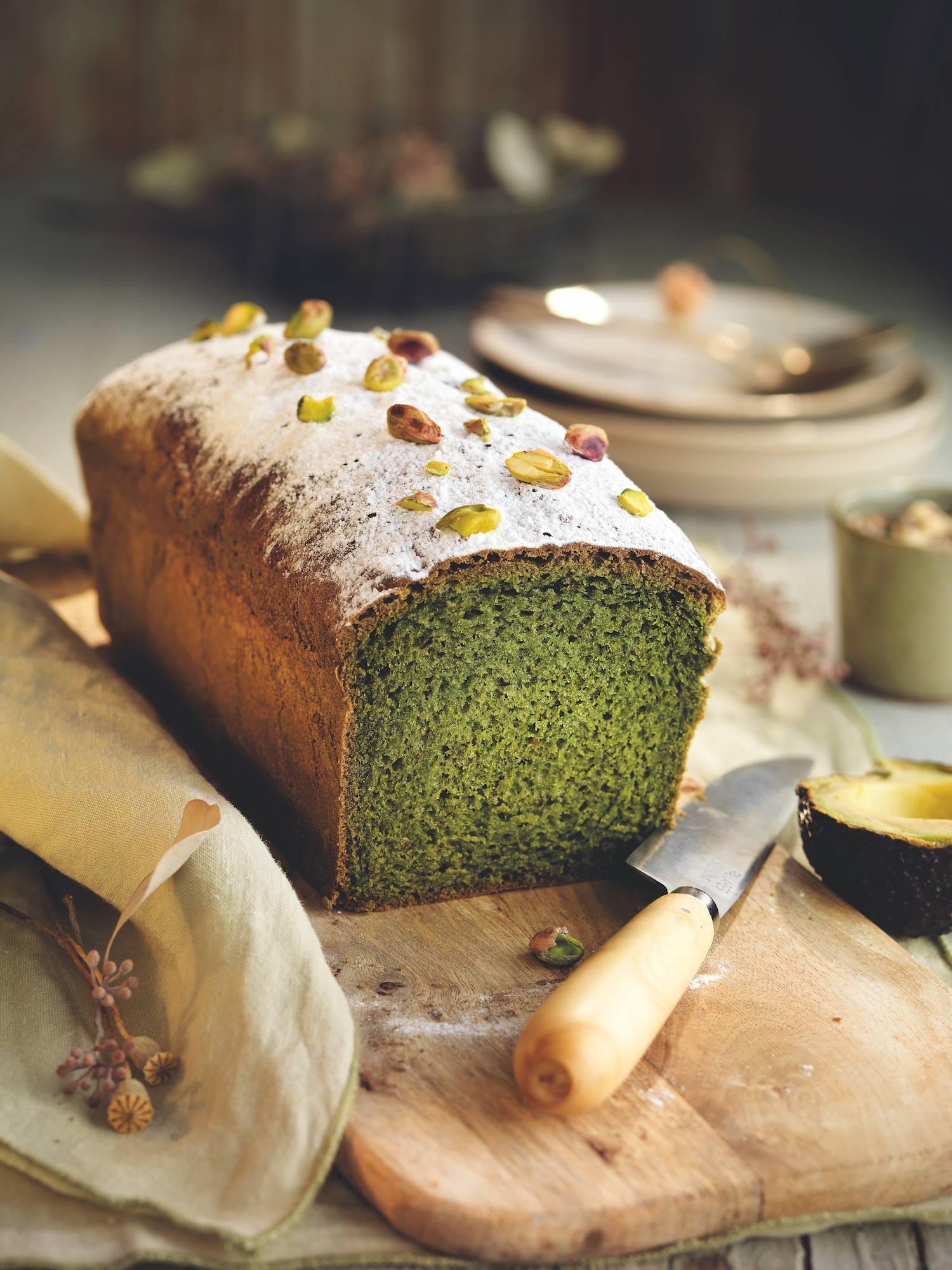 Receta saludable: plumcake saludable de aguacate.