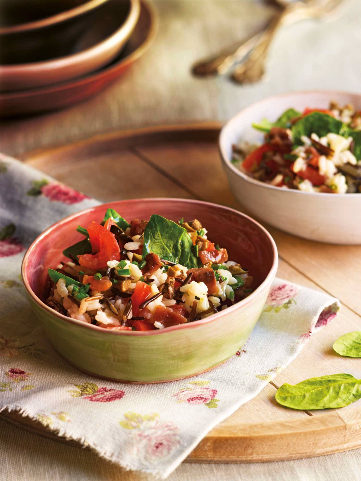 Receta saludable: ensalada de arroz