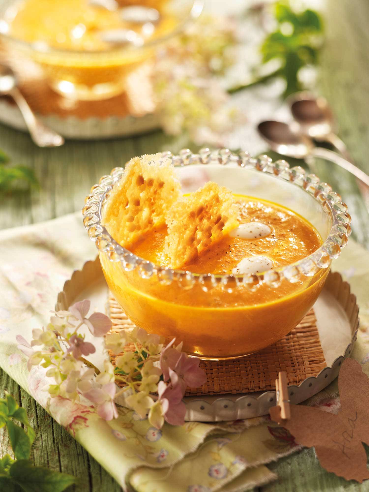 Receta saludable: crema de zanahoria. 