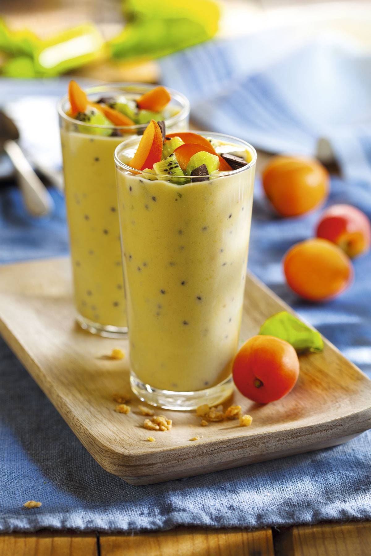 Receta de smoothie de kiwi. 
