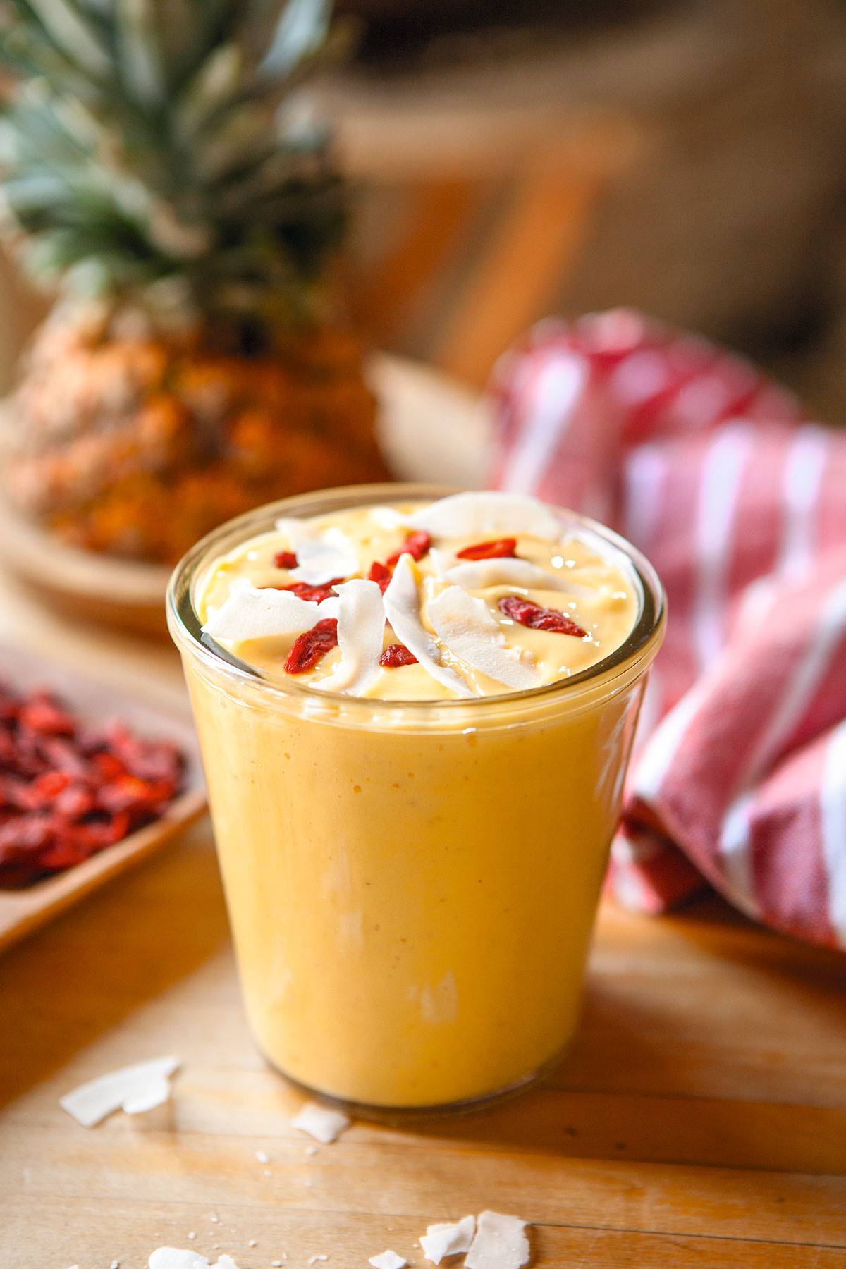Receta de smoothie de mango. 